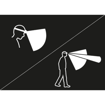 Reflektor Petzl ARIA 2R Black/yellow