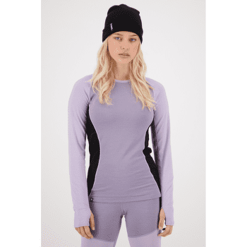 Koszulka z długim rękawem Mons Royale Olympus LS Women Thistle Cloud