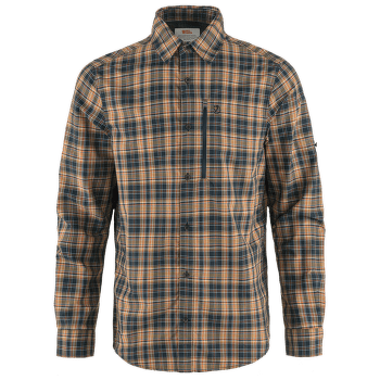 Koszula z długim rękawem Fjällräven Abisko Hike Shirt LS Men Dark Navy-Buckwheat Brown