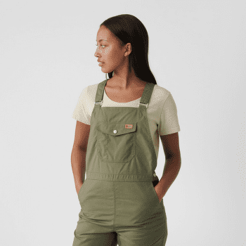 Spodnie Fjällräven Vardag Dungaree Trousers Women Green
