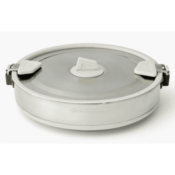 Garnek Sea to Summit Detour Stainless Steel Collapsible Pot - 5L Moonstruck Grey