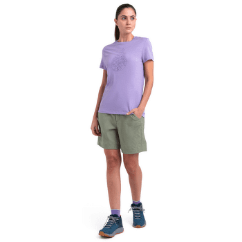 Koszulka z krótkim rękawem Icebreaker Merino 150 Tech Lite III SS Tee Hike Path Women BLACK