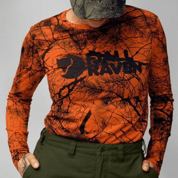 Koszulka z długim rękawem Fjällräven Värmland Wool LS Women Green Camo