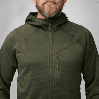 Bluza Fjällräven Abisko Grid Fleece Hoodie Men Mountain Blue