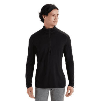 Koszulka z długim rękawem Icebreaker Merino 200 Oasis LS Half Zip Men Black