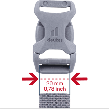 Sprzączka deuter Buckle 20 HI/TR/AL Black