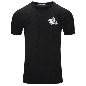 Koszulka z krótkim rękawem Aclima LightWool Tee Mountain Men Jet Black