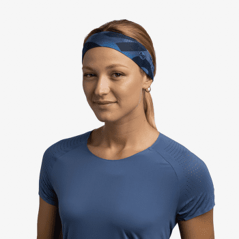 Opaska na głowę Buff Coolnet UV Slim Headband AHIN AZURE