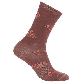 Skarpety Icebreaker Merino Lifestyle Ultralight Crew Camp Essentials Men CAROB/PLUME