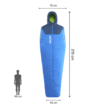Śpiwór Millet BOSSONS -2° REG ICON BLUE