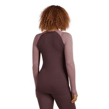 Koszulka z długim rękawem Icebreaker Merino 260 ZoneKnit™ LS Crewe Women JAVA/SUMMIT/CB