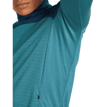 Bluza Icebreaker Merino Blend 300 RealFleece™ Descender LS Zip Men TOPAZ/ATLANTIS/CB