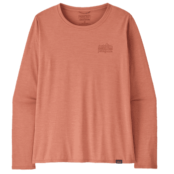 Koszulka z długim rękawem Patagonia L/S Cap Cool Daily Graphic Shirt Women Strataspire: Moment Pink X-Dye