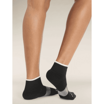 Skarpety Icebreaker Multisport Light Mini Women Black/Snow/Metro HTHR