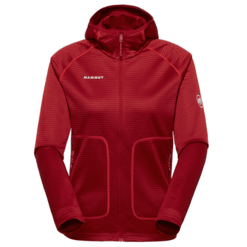 Bluza Mammut CRAG ML HOODED JACKET WOMEN 3818 dark mammut red
