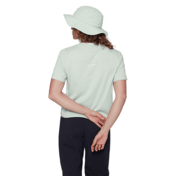 Koszulka z krótkim rękawem Mammut MAMMUT BASE CROPPED T-SHIRT WOMEN MINI LOGO 1288 silver sage