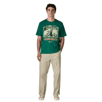 Koszulka z krótkim rękawem Patagonia Run Like Roots Responsibili-Tee Men White