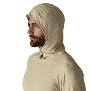 Koszulka z długim rękawem Patagonia Cap Cool Ultra Hoody Men Pumice - Dyno White X-Dye