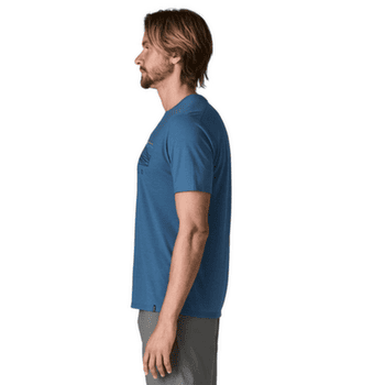Koszulka z krótkim rękawem Patagonia Cap Cool Trail Shirt – Stratapeaks Men Aquatic Blue