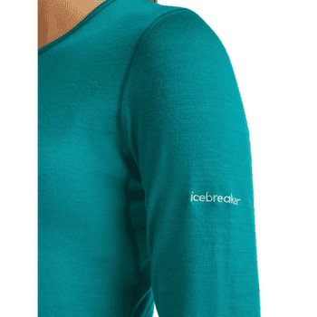 Koszulka z długim rękawem Icebreaker Merino 200 Oasis LS Crewe Sunrise Summit Women TIDAL TEAL
