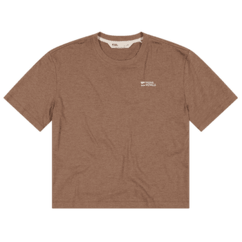 Koszulka z krótkim rękawem Mons Royale Yonder Merino Organic Cotton T-Shirt Women Mocha