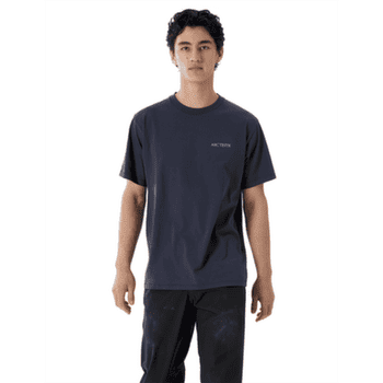 Koszulka z krótkim rękawem Arcteryx Kragg SL Cotton Blurred Bird SS Men Black Sapphire