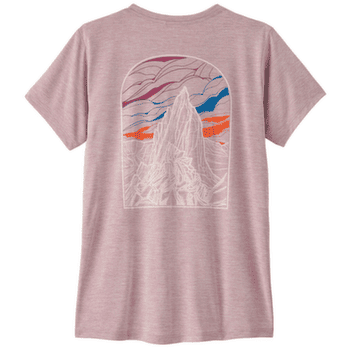 Koszulka z krótkim rękawem Patagonia Cap Cool Daily Shirt - Cloud Crag Women Quiet Violet