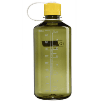 Butelka Nalgene Narrow-Mouth 1000 mL Sustain Oil Green w/Freesia