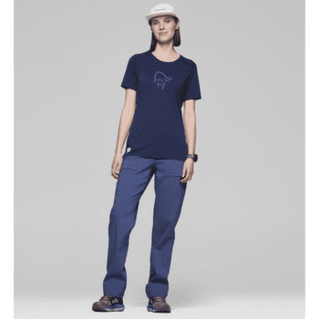 Koszulka z krótkim rękawem Norrona femund equaliser merino T-Shirt Women Brittany Blue