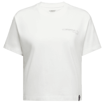 Koszulka z krótkim rękawem La Sportiva SINCE 1928 CROP T-SHIRT Women Chalk/Limestone