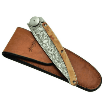 Pokrowiec Deejo Belt Leather Sheath natural