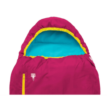 Śpiwór Grüezi bag Kids Grow Colorful Raspberry Red Raspberry Red