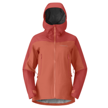Kurtka Norrona falketind Gore-Tex Jacket Women Deep Sea Coral/Baked Apple