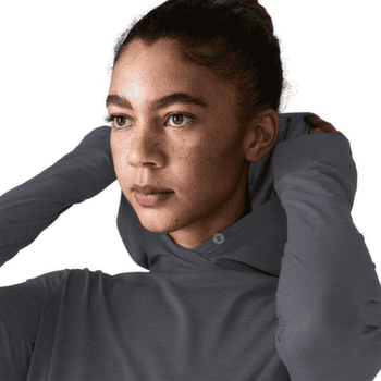 Koszulka z długim rękawem Patagonia Cap Cool Ultra Hoody Women Pumice - Dyno White X-Dye