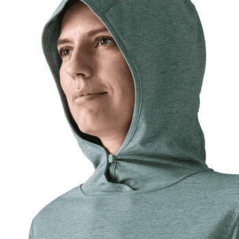 Koszulka z długim rękawem Patagonia Cap Cool Sun Hoody Peak Visions Women Nouveau Green - Blue Sage X-Dye