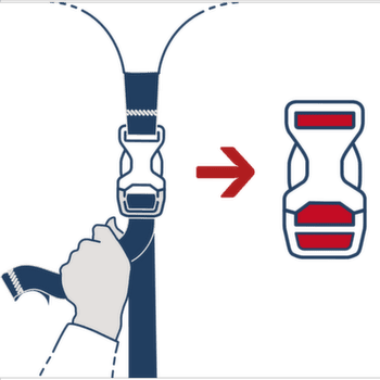Sprzączka deuter Buckle 16 HI/TR/AL grey