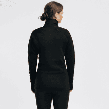 Pulower Aclima FleeceWool V2 Polo zip Women Jet Black