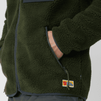 Bluza Fjällräven Vardag Pile Fleece Men Dark Grey-Maroon