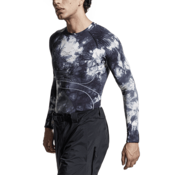 Koszulka z długim rękawem X-Bionic ENERGY ACCUMULATOR WILD SHIRT LS MEN TieDye X Black/X White
