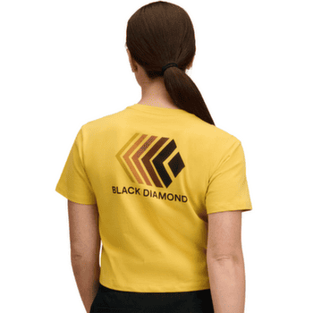 Koszulka z krótkim rękawem Black Diamond Faded Crop SS Tee Women Soft Ochre