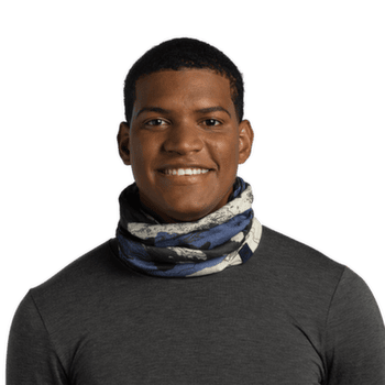 Chusta Buff MERINO LIGHTWEIGHT DIGITAL PRINTS ESYR BLUE
