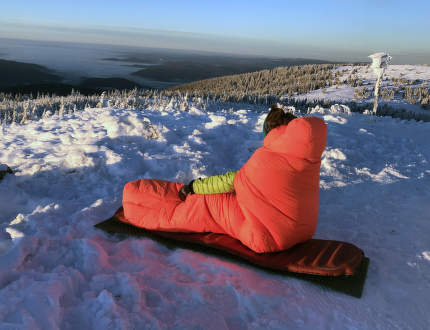 Trymer do pierza: Śpiwór puchowy Protect -18 °C