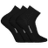 Skarpety Mammut EVERYDAY QUARTER SOCKS 3 PACK black 0001
