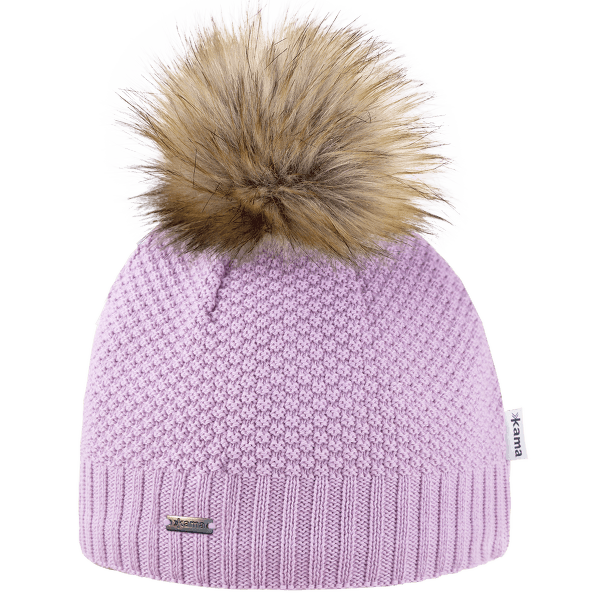 Czapki Kama Knitted Merino beanie Kama A166 pink