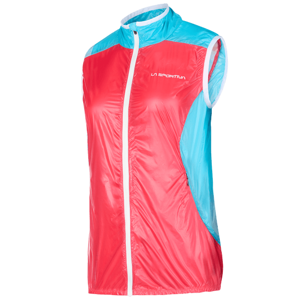 Kamizelka La Sportiva BRIZA WINDBREAKER VEST W Hibiscus/Malibu Blue