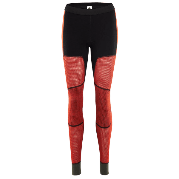 Legginsy Aclima WoolNet Hiking Longs Women Jet Black/Poinciana/Capulet Olive