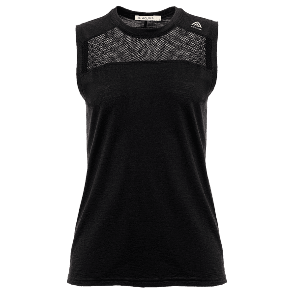 Tank top Aclima LightWool Sports Singlet Women Jet Black