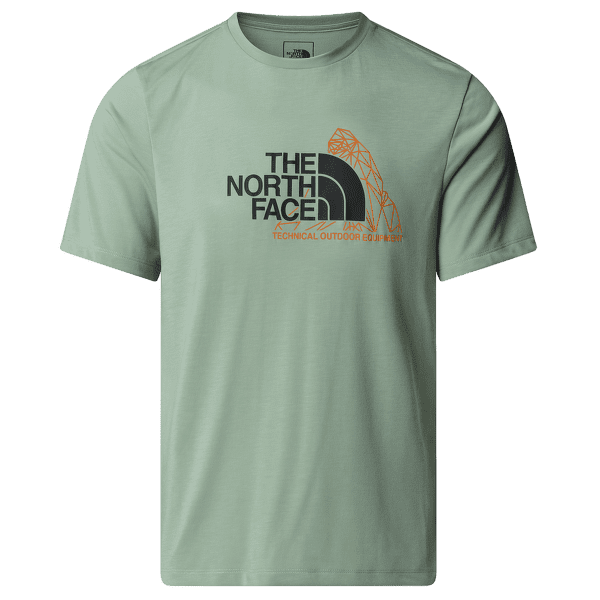 Koszulka z krótkim rękawem The North Face MOUNTAIN FOUNDATION SS TEE-GRAPHIC Men BQ1 SLATE MOSS