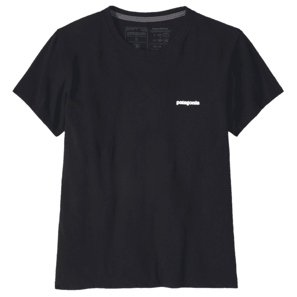 Koszulka z krótkim rękawem Patagonia P-6 Logo Responsibili-Tee Women Black