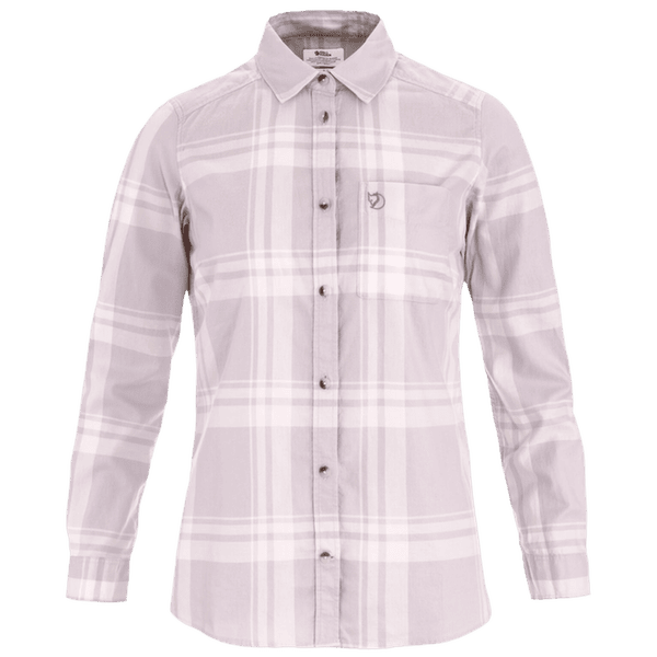 Koszula z długim rękawem Fjällräven ÖVIK LITE FLANNEL SHIRT WOMEN Lavender Mist-Eggshell